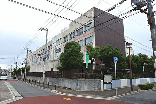 大阪市立矢田中学校（約609m）
