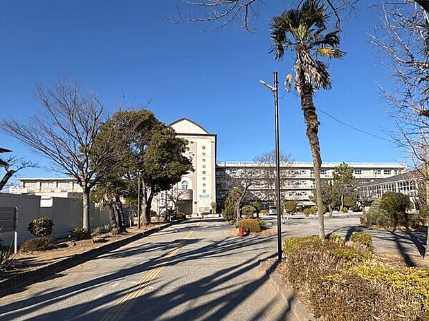 越谷市立南中学校(約742m)