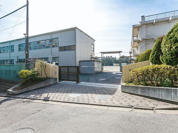 横浜市立岡津中学校(約353m)