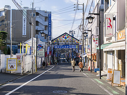 六角橋商店街 476m