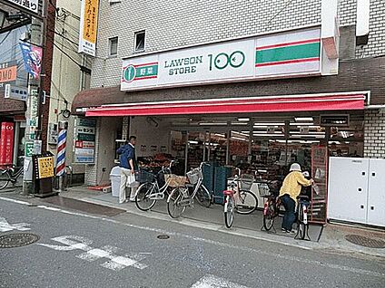ローソンストア１００西調布駅前店 456m