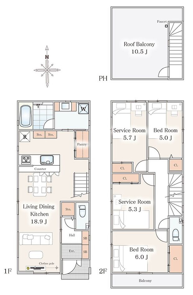 【２ＳＳＬＤＫ】協定通路27.93ｍ2含む