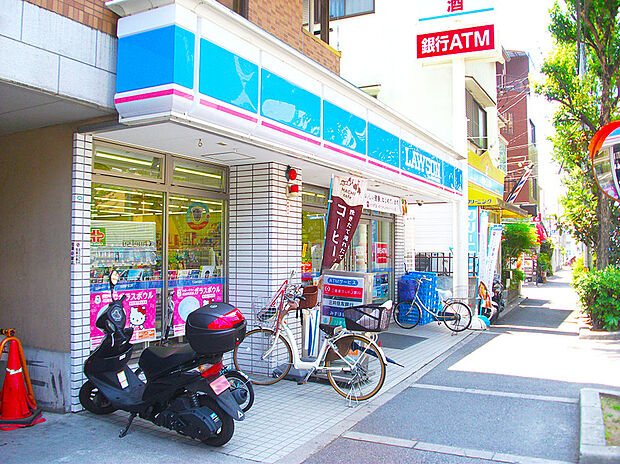 ローソン日の出町店(約400m)