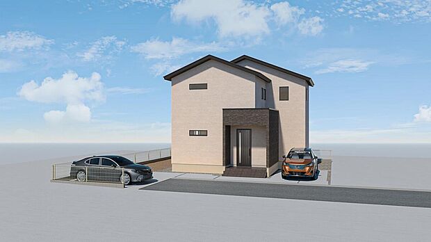 【No.2】完成予想外観(※画像はイメージです。実際のものとは多少異なる場合がございます。)