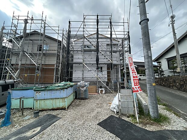 【No.1】上棟しました！工事状況は随時写真を更新します。（2026年9月25日撮影）