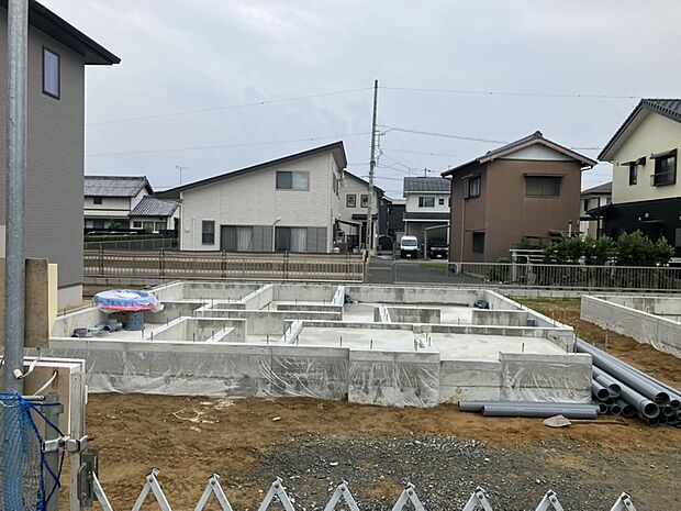 【No.5　外観】着工しました！工事状況は随時写真を更新します。（2026年9月26日撮影）