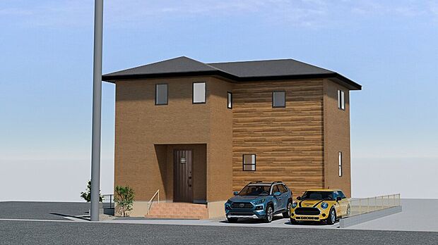 【【No.10】完成予想図】完成予想外観(※画像はイメージです。実際のものとは多少異なる場合がございます。)