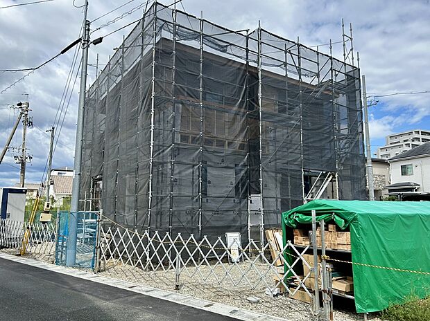 【No.1　外観】上棟しました！工事状況は随時写真を更新します。（２０２６年９月２２日撮影）