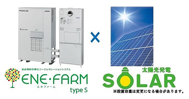 【【ソラエネネクスト】】大阪ガス提供の「ソラエネネクスト」対応!太陽光発電6.45kw搭載!環境に優しく、停電時も安心のエコ住宅!(同仕様の構造)