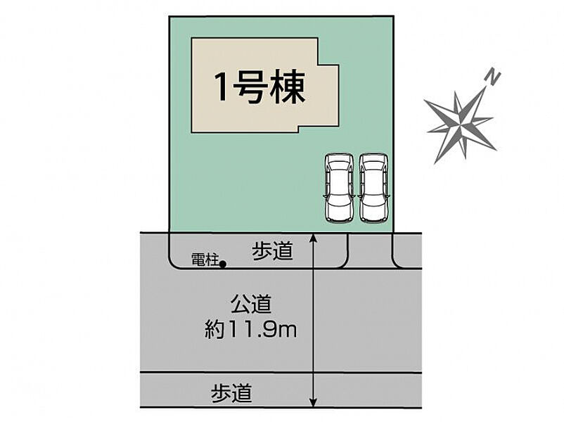 豊能町光風台6丁目1区画 区画図