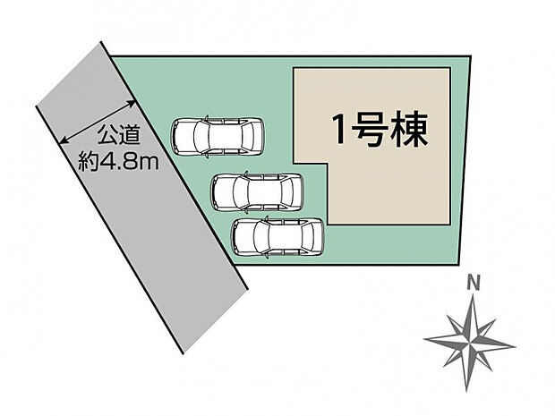 川西市見野2丁目2期1棟 区画図