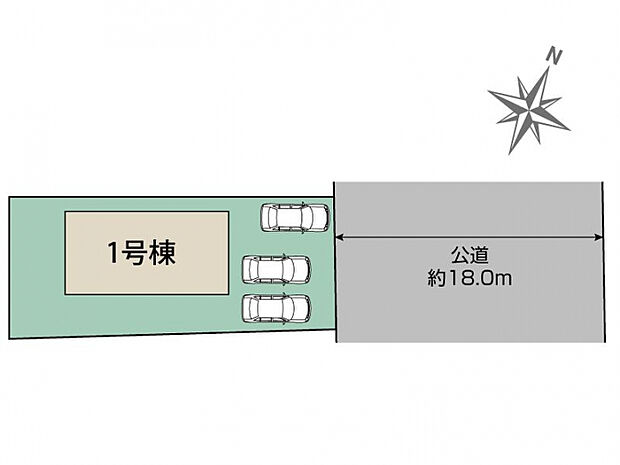 春日井市押沢台5丁目1棟 区画図