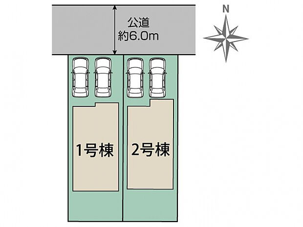 我孫子市湖北台5丁目2棟 区画図