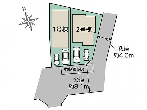 流山市東初石4丁目2棟 区画図