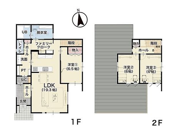 (2号地)、価格3416万円、3LDK、土地面積218.1m2、建物面積101.01m2