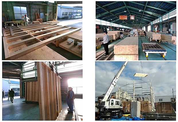 【~ツーバイフォー工法の安心感~】弊社建物はツーバイフォー工法を採用。枠組壁工法という名のとおり壁(面)で家を支える工法ですので地震に対し圧倒的な躯体の効力を自然に発揮する建物となっています。また、建築中の検査やどこにどの釘を使うなどマニュアル化が徹底されていますので、手の抜きようのない工法としてご安心を頂いてます