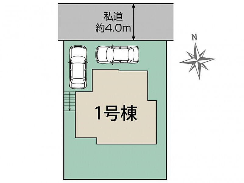 川崎市麻生区岡上2丁目1棟 区画図