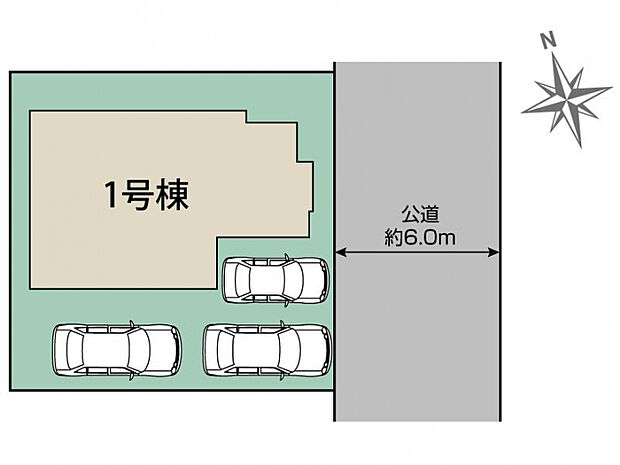 神戸市北区緑町7丁目2期1棟 区画図