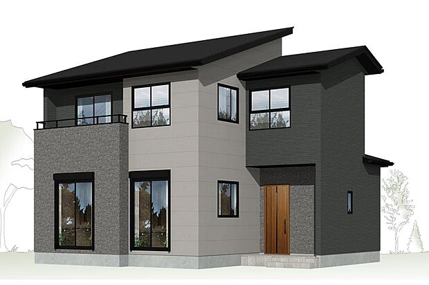 【完成予想図(外観)】4号棟 外観完成予想図