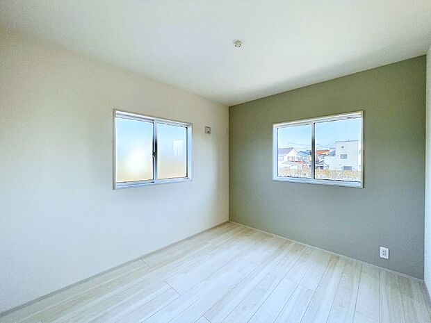 2面採光を確保した明るい空間。家族みんなが快適な暮らしを実現する設計です。