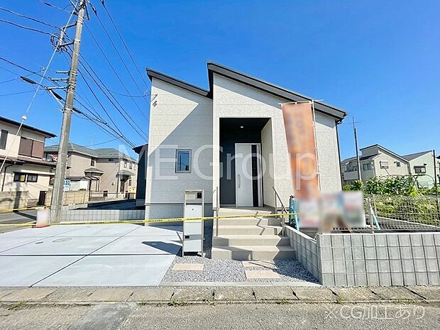 ゆったりと開放的な空間を楽しめる平屋建て!