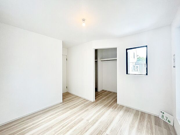 WIC付きのお部屋で充実したプライベート時間を過ごせます。
