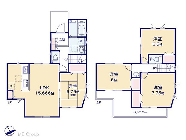 【4LDK】図面と異なる場合は現況を優先