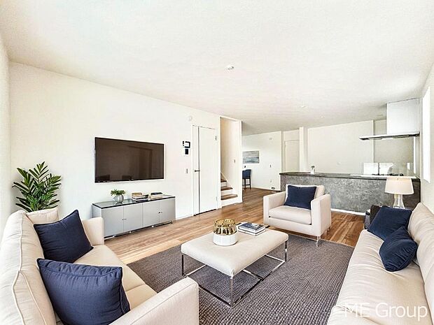 【リビング】家族の和やかな会話が聞こえてきそう。開放感のあるリビングです※家具はCGです  