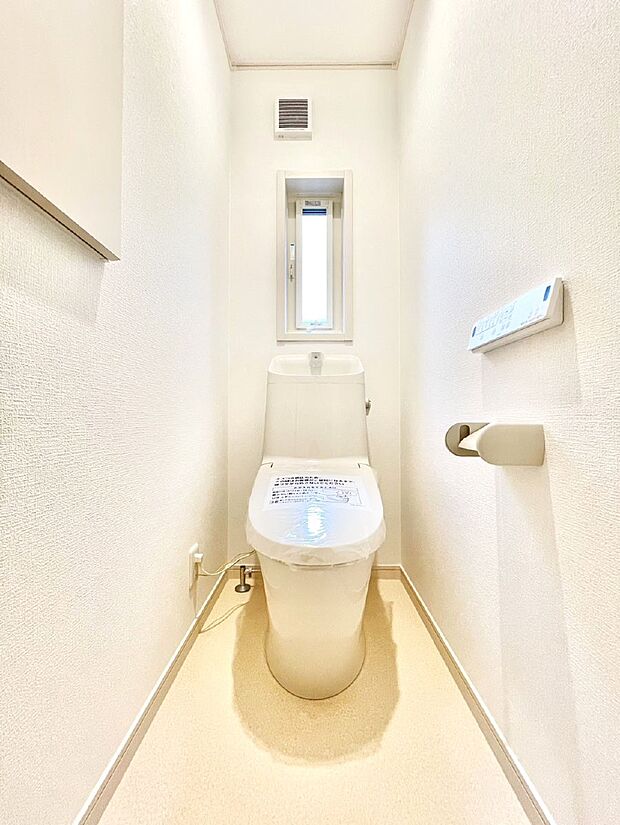 【トイレ】トイレは安心の２箇所！朝のバタバタも一安心です。