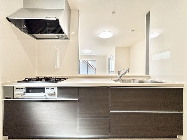 【キッチン】お料理を効率的に、楽しく！システムキッチン    