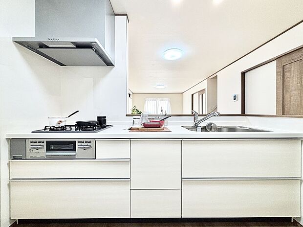 【キッチン】お料理を効率的に、楽しく！システムキッチン  