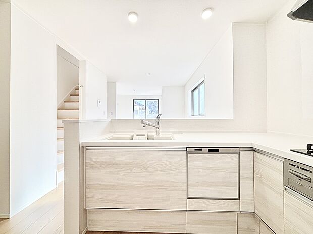 【キッチン】お料理を効率的に、楽しく!システムキッチン