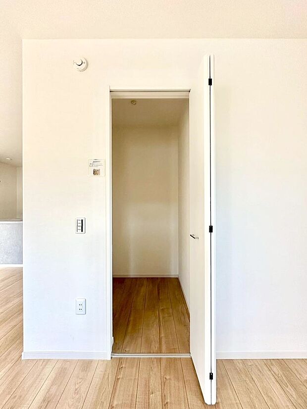 【その他設備(リビング収納)】リビング収納。ここに収納があると物が集まるLDKがスッキリ片付きそうですね。  