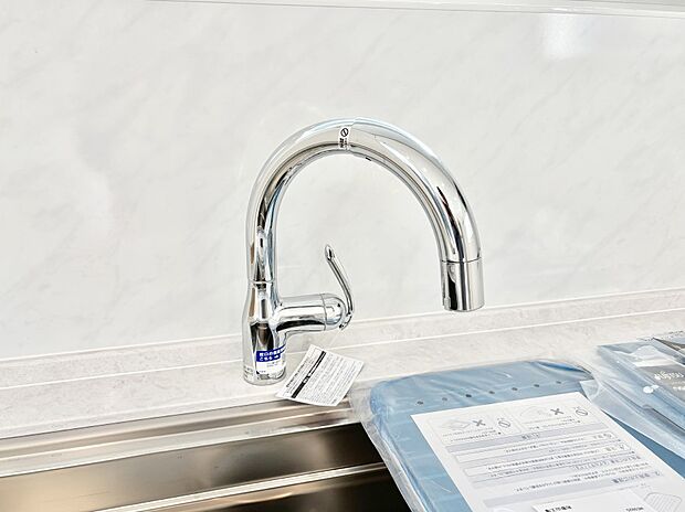 【その他設備(キッチン水栓)】いつもピカピカにしておきたいキッチン水栓