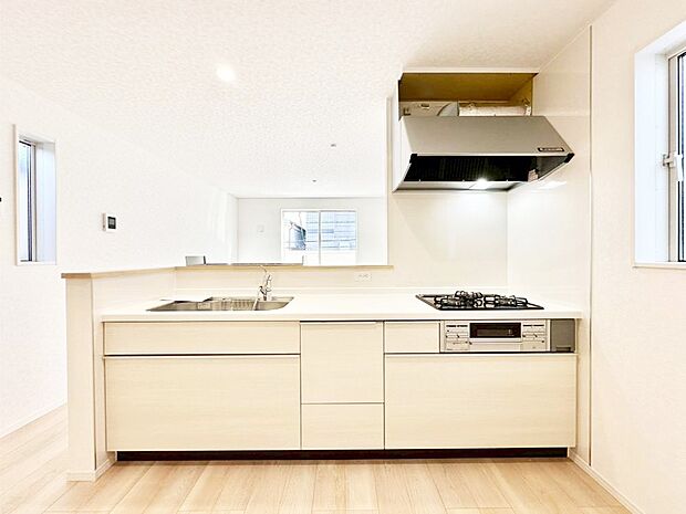 【キッチン】お料理を効率的に、楽しく!システムキッチン