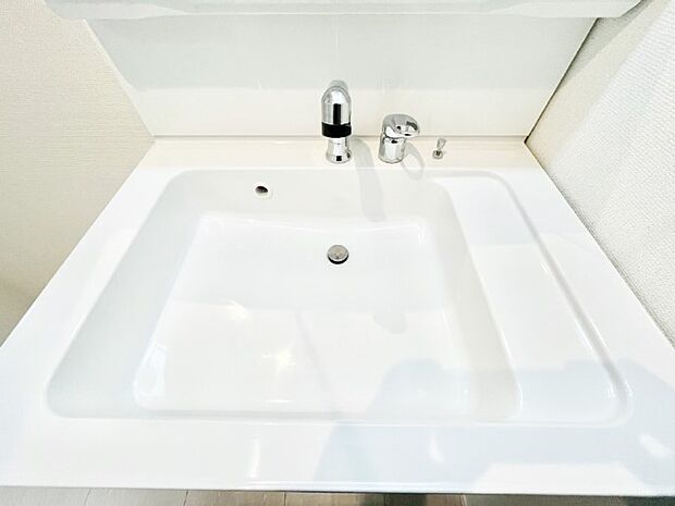 【その他設備(シャワー水栓洗面化粧台)】ハンドシャワー付き！使いやすい洗面台。