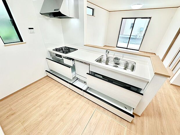 【その他設備(スライド収納)】使いやすさを優先したスライド式収納タイプ！