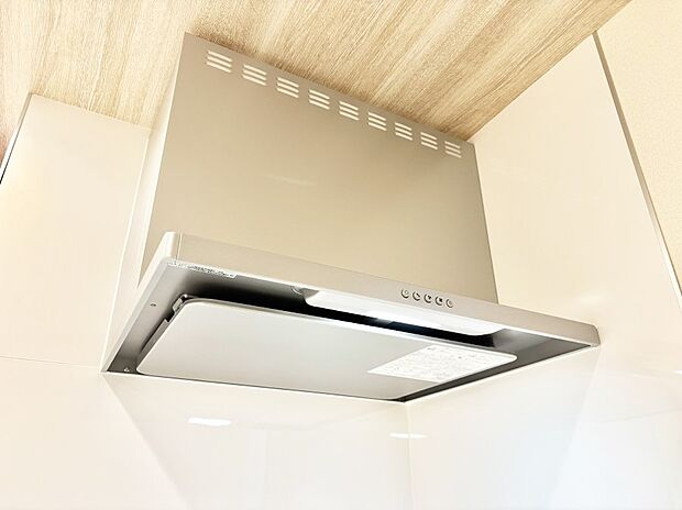 【その他設備(レンジフード)】基本的なお手入れはフィルターのみ！お手入れのしやすさも魅力です。