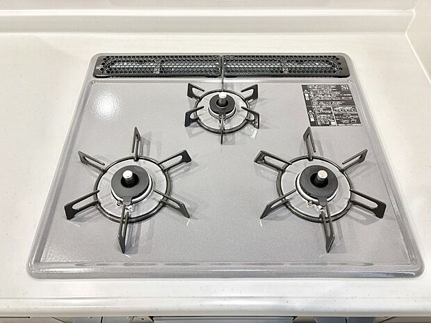 【その他設備(Ｓｉセンサーコンロ)】ガスコンロはＳｉセンサー搭載。火力調節や焦げ付き・消し忘れも防いでくれます。