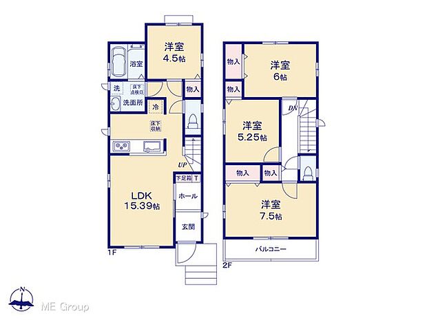 【4LDK】図面と異なる場合は現況を優先
