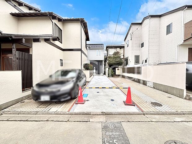 【前面道路含む現地写真】堂々完成!! ここから始まる新生活を応援いたします!