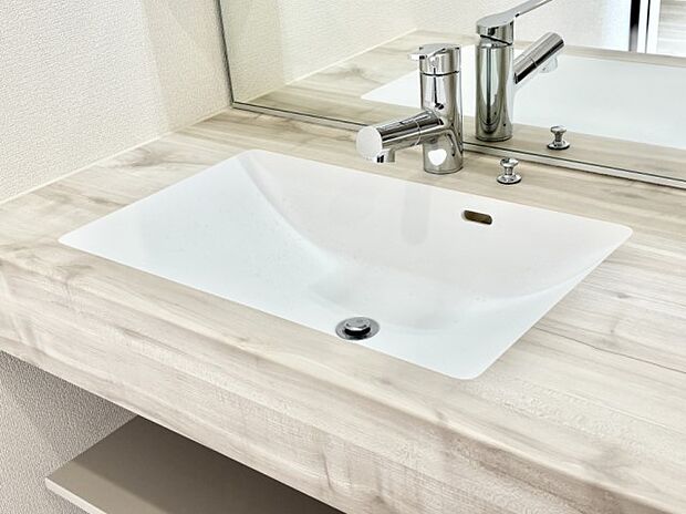 【その他設備(ハンドシャワー水栓)】ハンドシャワー付き！使いやすい洗面台。