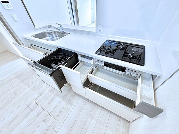【その他設備(スライド収納)】使いやすさを優先したスライド式収納タイプ！