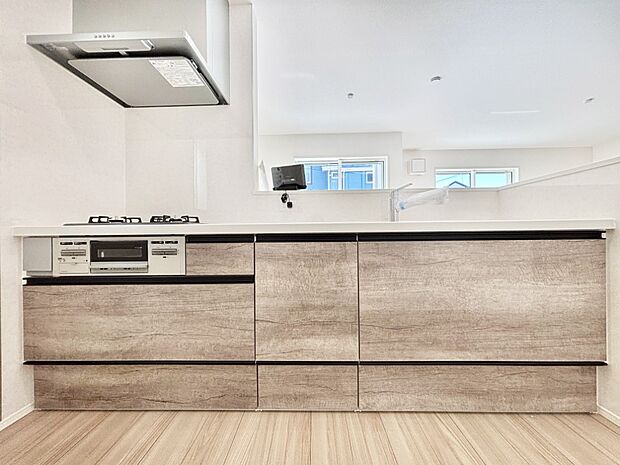 【キッチン】お料理を効率的に、楽しく！システムキッチン  