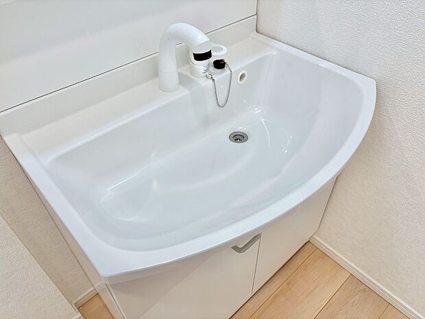 【その他設備(ハンドシャワー水栓)】ハンドシャワー付き！使いやすい洗面台。