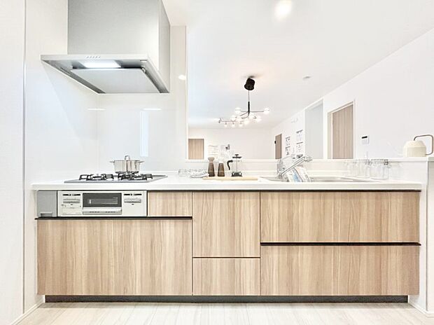 【キッチン】お料理を効率的に、楽しく!システムキッチン