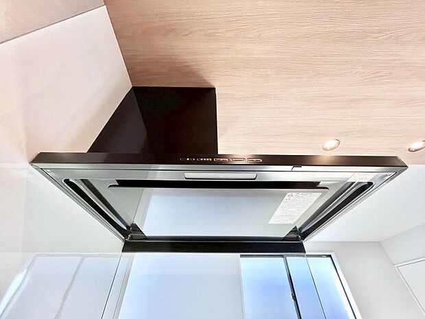 【その他設備(レンジフード)】基本的なお手入れはフィルターのみ!お手入れのしやすさも魅力です。