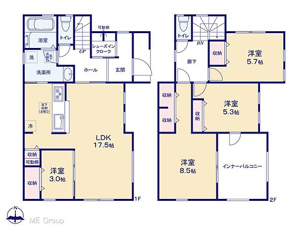 【4LDK】図面と異なる場合は現況を優先