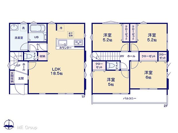 【4LDK】図面と異なる場合は現況を優先