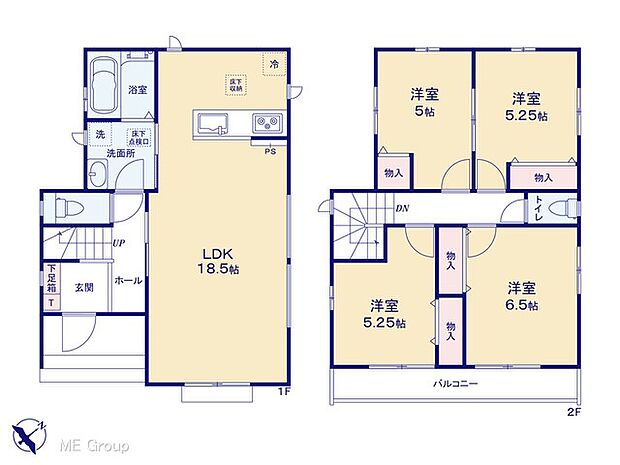 【4LDK】図面と異なる場合は現況を優先